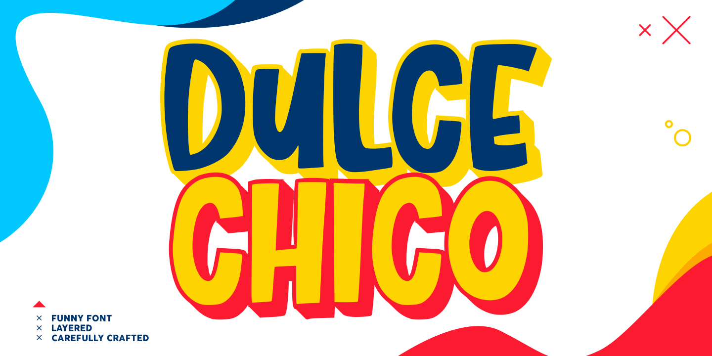 Пример шрифта Dulce Chico #1